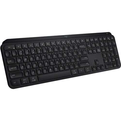 LOGITECH MX Keys S Wireless Keyboard with Quiet Typing, Programmable Keys - Black