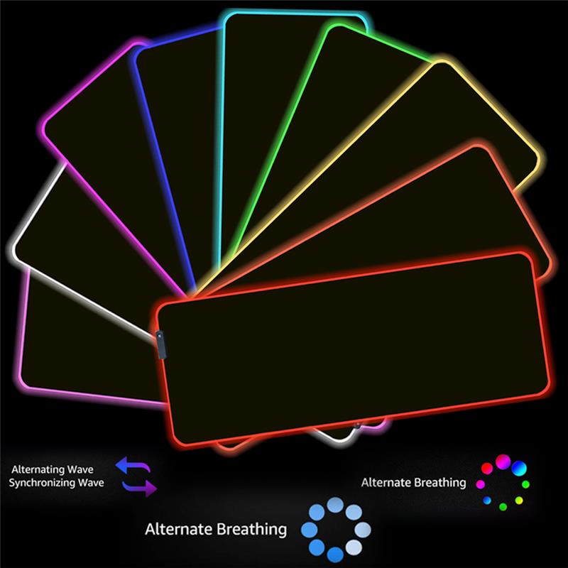 iCAN RGB Gaming Mouse Pad | Extra Large 800x300x4mm | Perfect for Gaming | 12 Lighting Modes