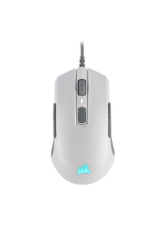 CORSAIR M55 RGB PRO Ambidextrous Gaming Mouse, white