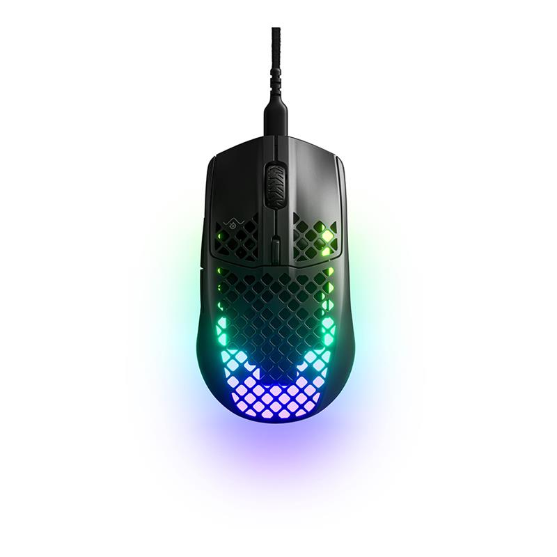 STEELSERIES Aerox 3 Onyx- Super Light Gaming Mouse - 8,500 CPI TrueMove Core Optical Sensor - Ultra-lightweight 59g Water Resis