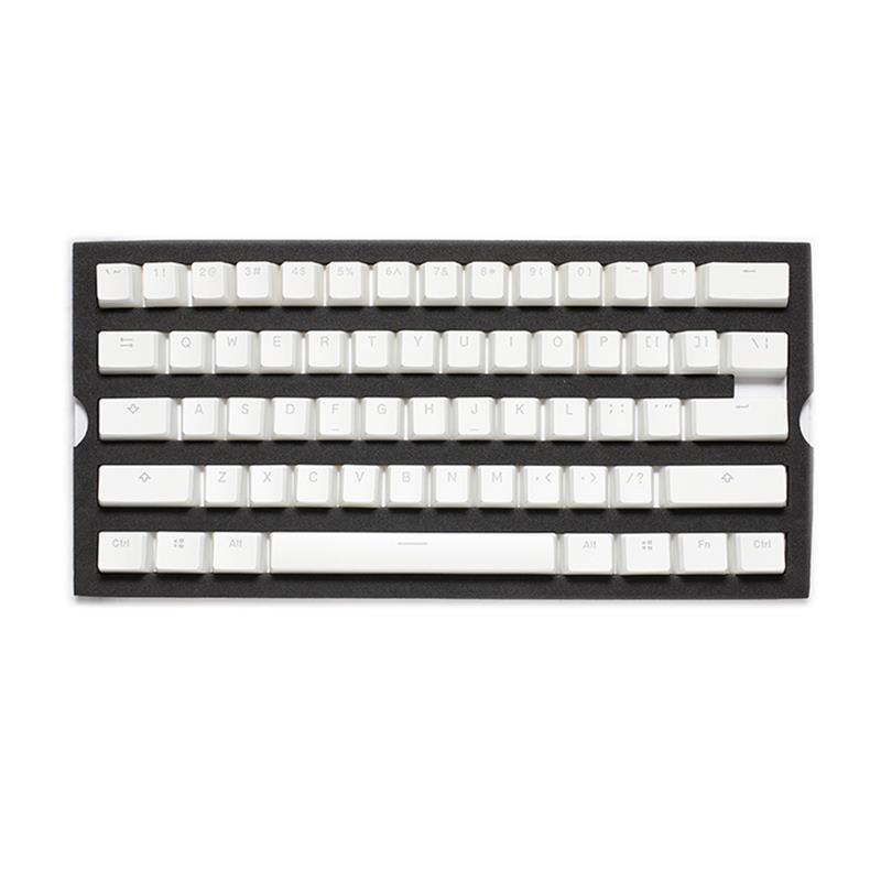 DUCKY RGB Pudding PBT Keycap Set - White(Open Box)