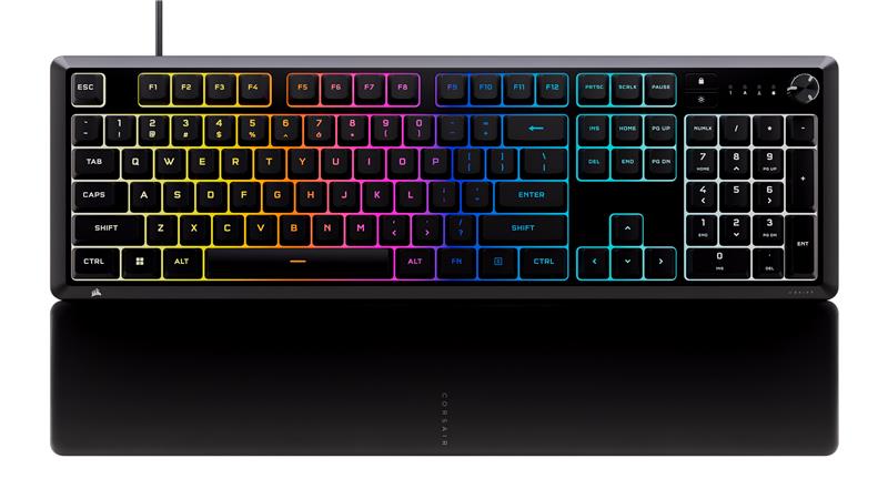CORSAIR Skiff 100 Full Size Gaming Keyboard, Black