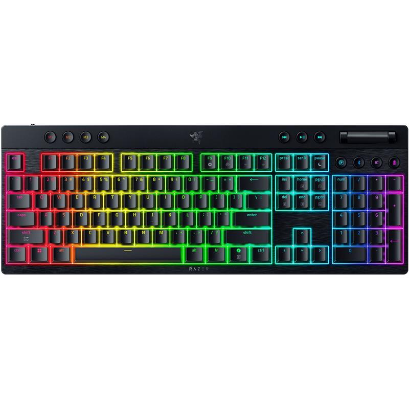 RAZER BlackWidow V4 Low Profile Pleine grandeur Clavier de jeu, Noir