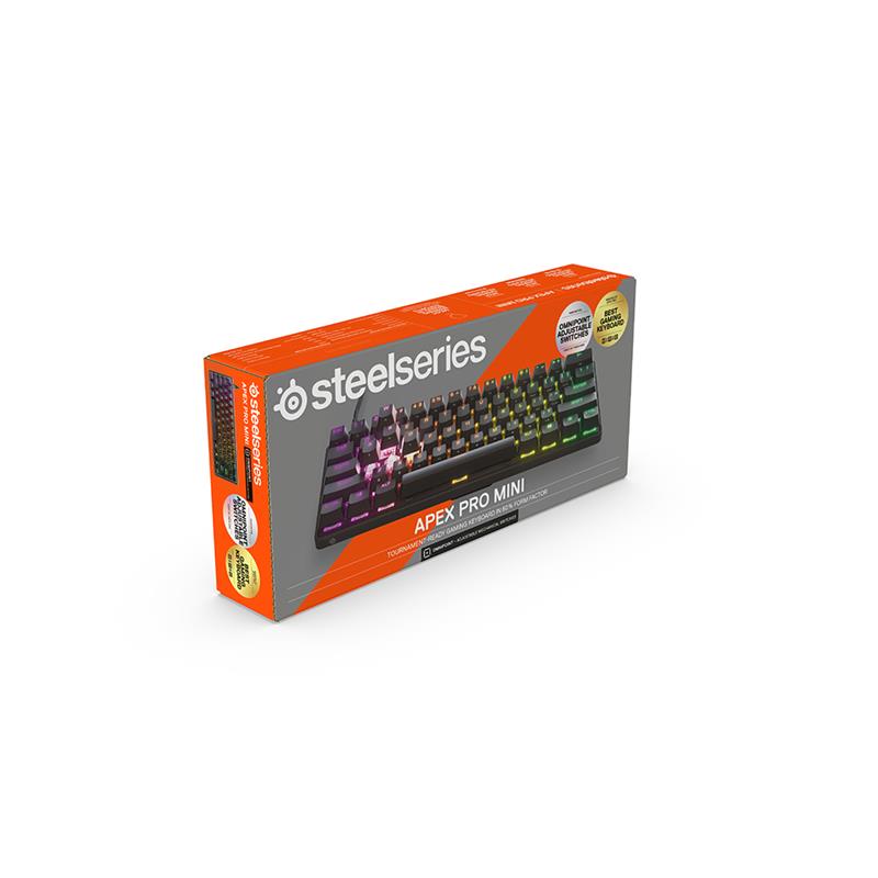 STEELSERIES Apex Pro Mini Keyboard - 60% Design - OmniPoint 2.0