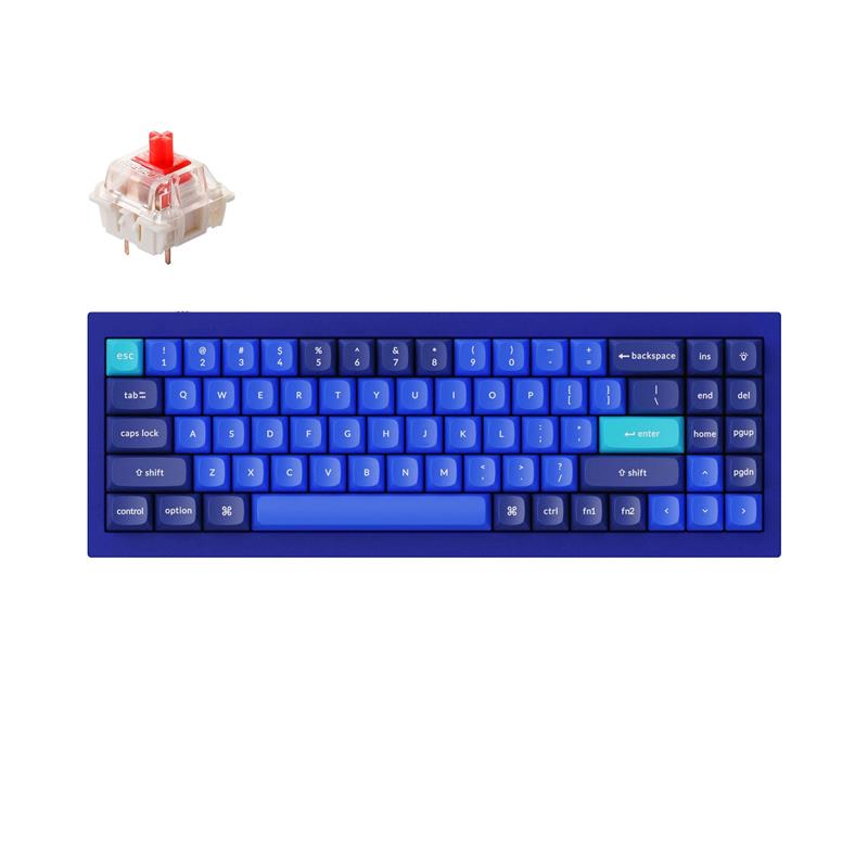 KEYCHRON Q7 Blue - Gateron Pro Red(Open Box)