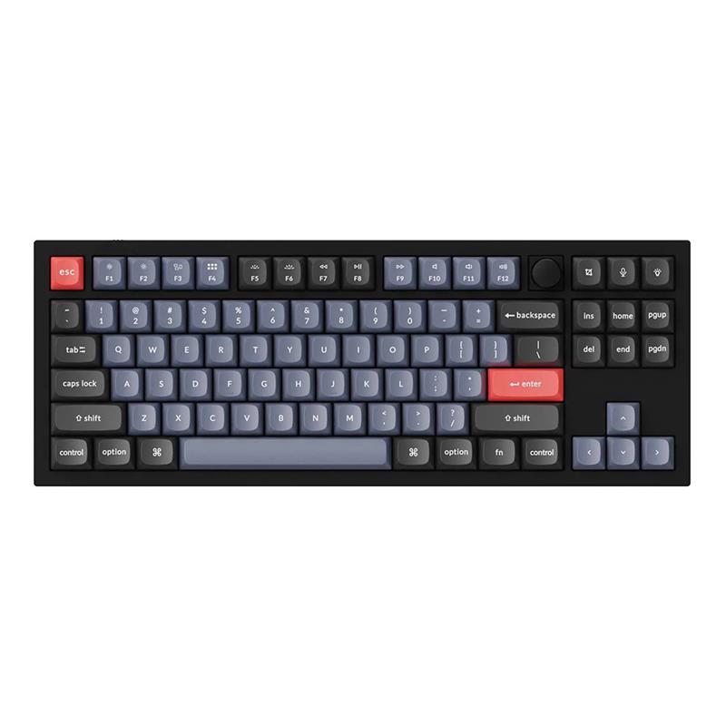 KEYCHRON Q3 Black with Knob, Gateron Pro Red