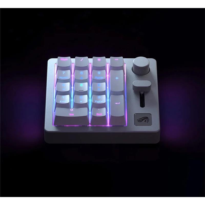 GLORIOUS GMMK Wireless Numpad/Macro pad - White Ice