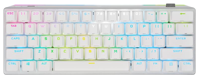 CORSAIR K70 PRO Mini Wireless Gaming Keyboard - White - Speed Switch