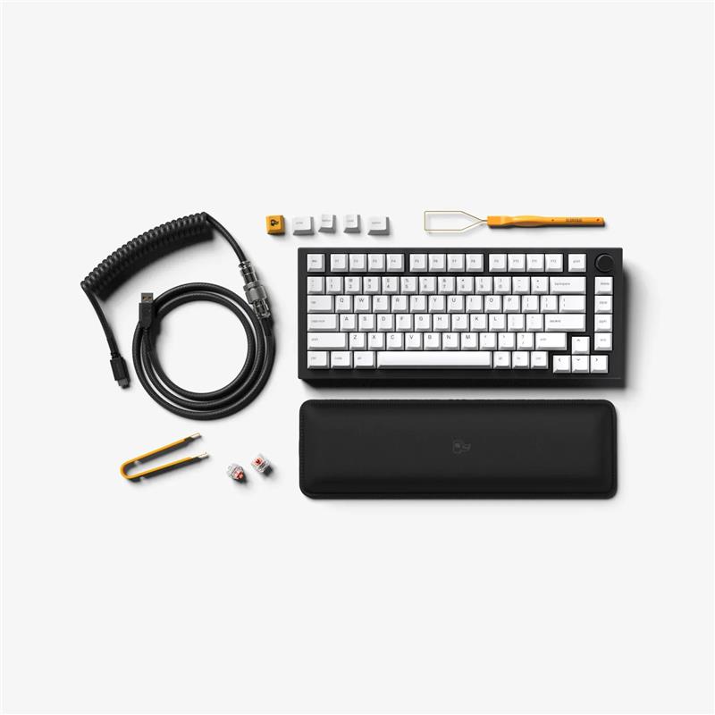 GLORIOUS GMMK PRO 75 Gaming Keyboard - Fox Switch, Black