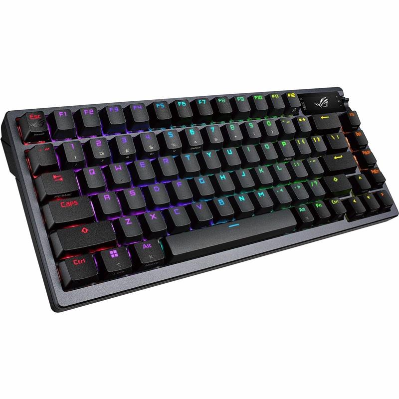 キーボード ROG AZOTH X 75%WIRELESS MECHANICAL ASUS ROG Azoth 75 Wireless DIY Custom Gaming Keyboard- RGB Black