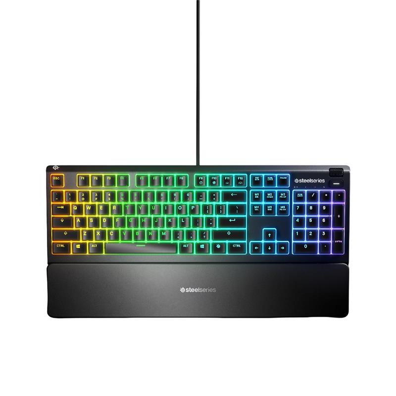 STEELSERIES Apex 3 Pleine grandeur Clavier de jeu, Noir