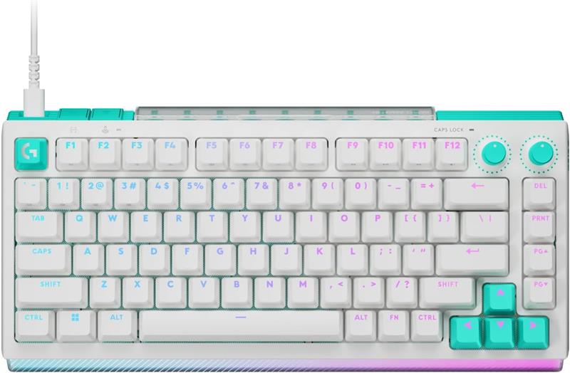LOGITECH G512 X 75 75 % Clavier de jeu, Blanc