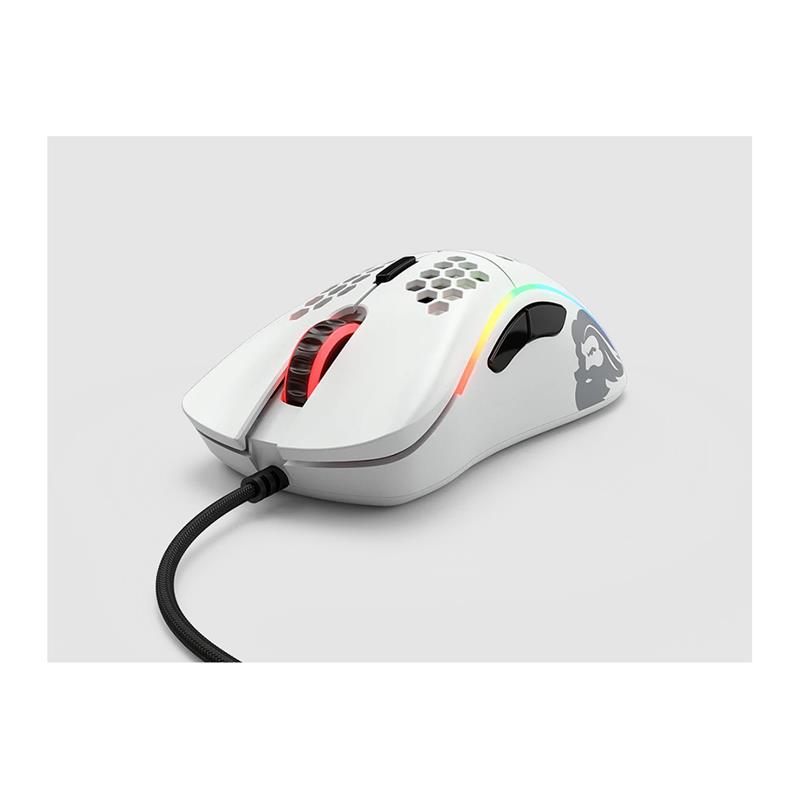 Glorious Model D Gaming Mouse, Matte White(Open Box)