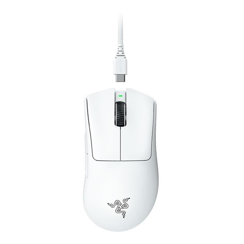 RAZER DeathAdder V3 Pro - Ergonomic Wireless Gaming Mouse - White Edition(Open Box)