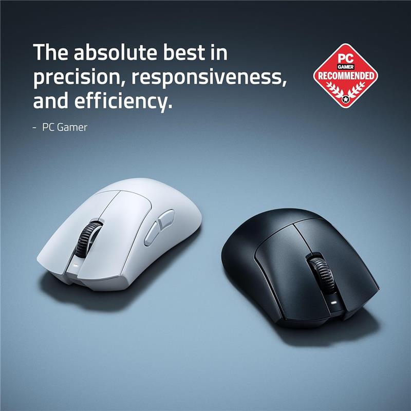 RAZER DeathAdder V4 Pro Wireless Gaming Mouse - White - Canada