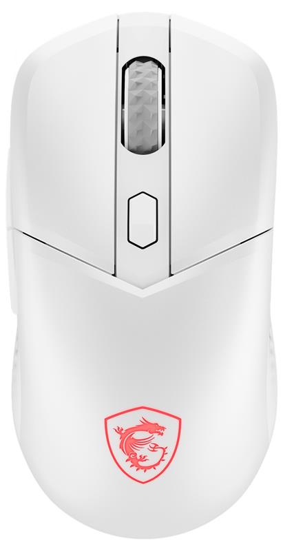 MSI VERSA 300 ELITE WIRELESS WHITE Right-handed Gaming Mice - White, 6 Buttons, 26000 DPI (VERSA 300 ELITE W WHITE)