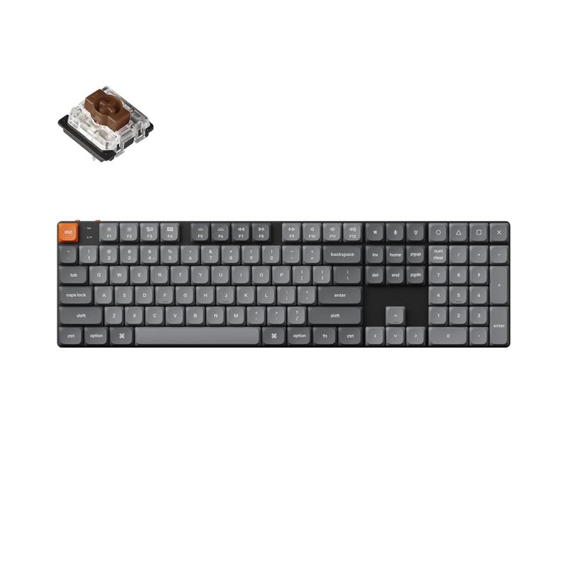 Keychron K5 Max Pleine grandeur Clavier de productivité, Noir(Open Box)
