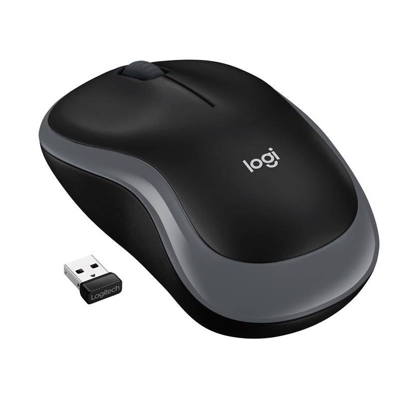 LOGITECH  M185 Wireless Mouse (Swift Gray)