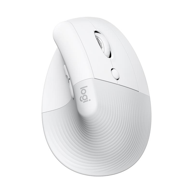 LOGITECH  Lift Vertical Ergonomic Wireless Mouse (Off-White)