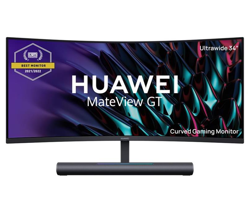 Huawei Mateview GT 34" 3K Curved Gaming Monitor 165Hz, 4ms, USB-C, DP