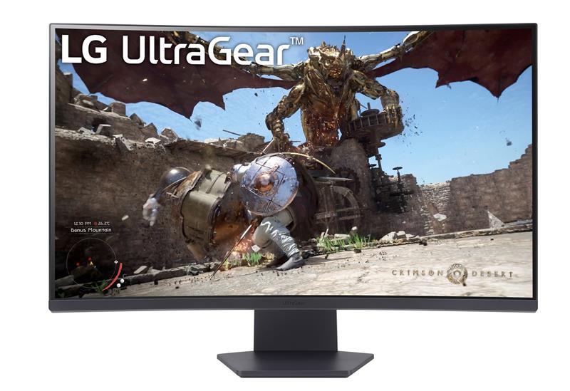 LG UltraGear 32" QHD 2560x1440 VA Curved 180Hz 1ms Gaming Monitor(Open Box)