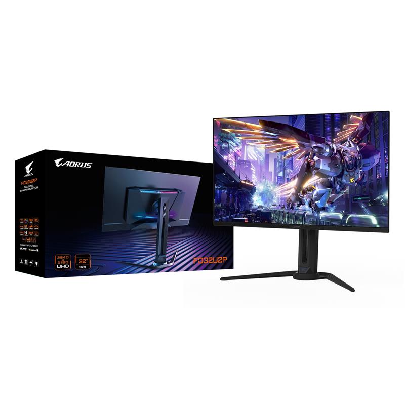 GIGABYTE AORUS 32" 4K QD OLED 240Hz 0.03ms (GTG) Gaming Monitor