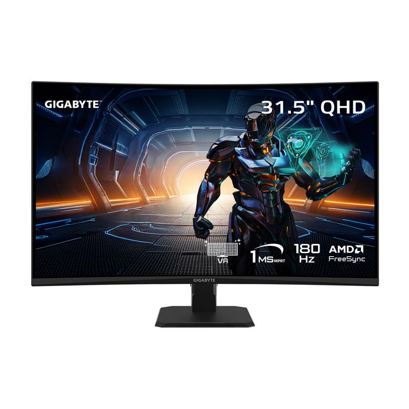 GIGABYTE GS32QCA 31,5" QHD incurvé VA 180 Hz 1ms(MPRT) Moniteur de jeu