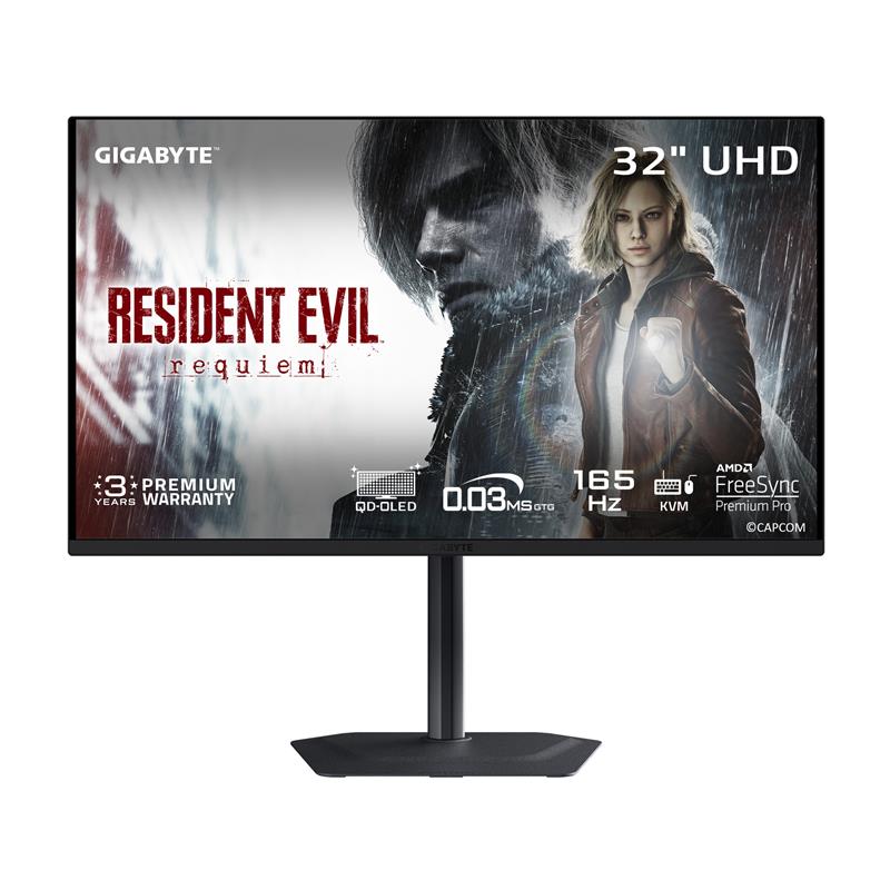 Moniteur de jeu Gigabyte MO32U 32" UHD OLED 165 Hz 0,03 ms (GtG)