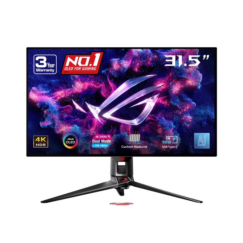 ASUS ROG Swift 31.5" 3840 x 2160 UHD WOLED 240Hz Gaming Monitor