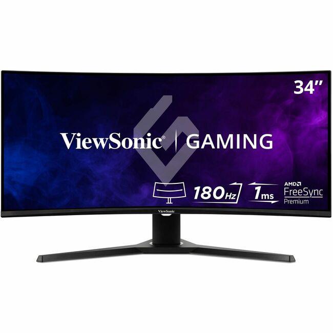 ViewSonic 34" UWQHD 3440x1440 VA 180Hz 1ms (MPRT) Moniteur de jeu