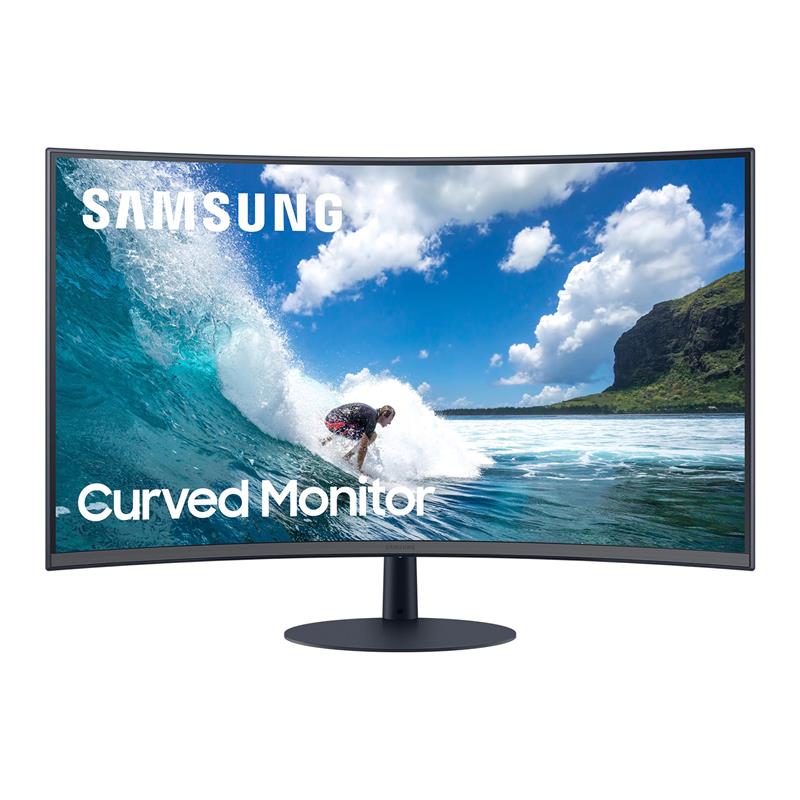 Samsung LC27T550FDNXZA 27" Curved LED Monitor 1920 x 1080, 4ms (GtG), 75Hz HDMI, DisplayPort, VGA(Open Box)