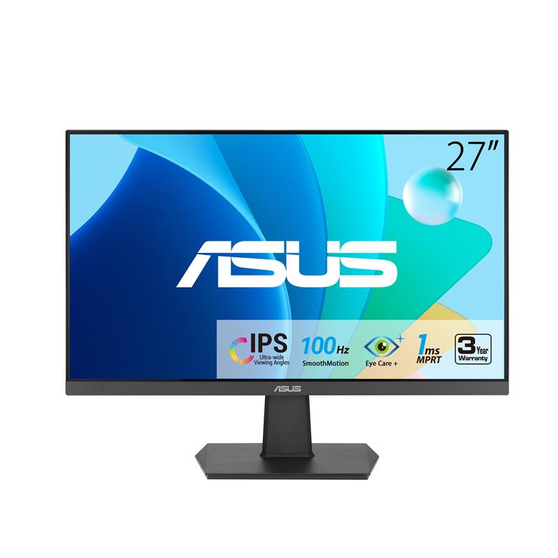 ASUS Eye Care Monitor 27", IPS, Full HD, Frameless, 100Hz Monitor(Open Box)