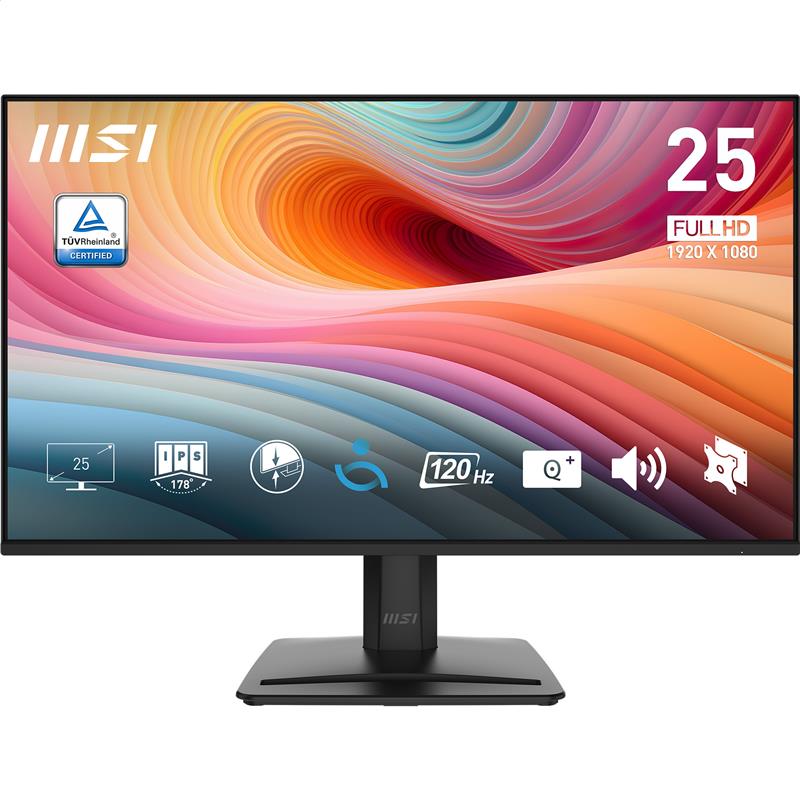 MSI PRO MP251 E2 25" FHD IPS 120Hz 1ms (MPRT) Office Monitor