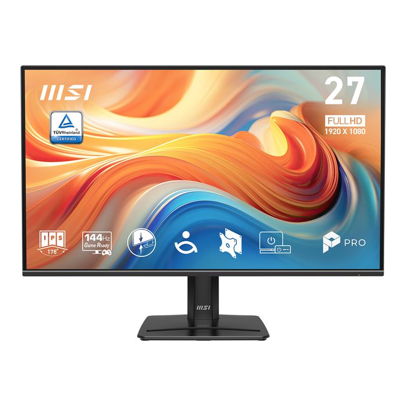MSI PRO MP271 E14A 27" FHD IPS 144Hz 1ms(MPRT) Business Monitor(Open Box)