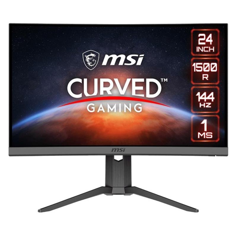 MSI Optix G24C6P 24" Curved Gaming Monitor VA FHD 144Hz 1ms Height Adj(Open Box)