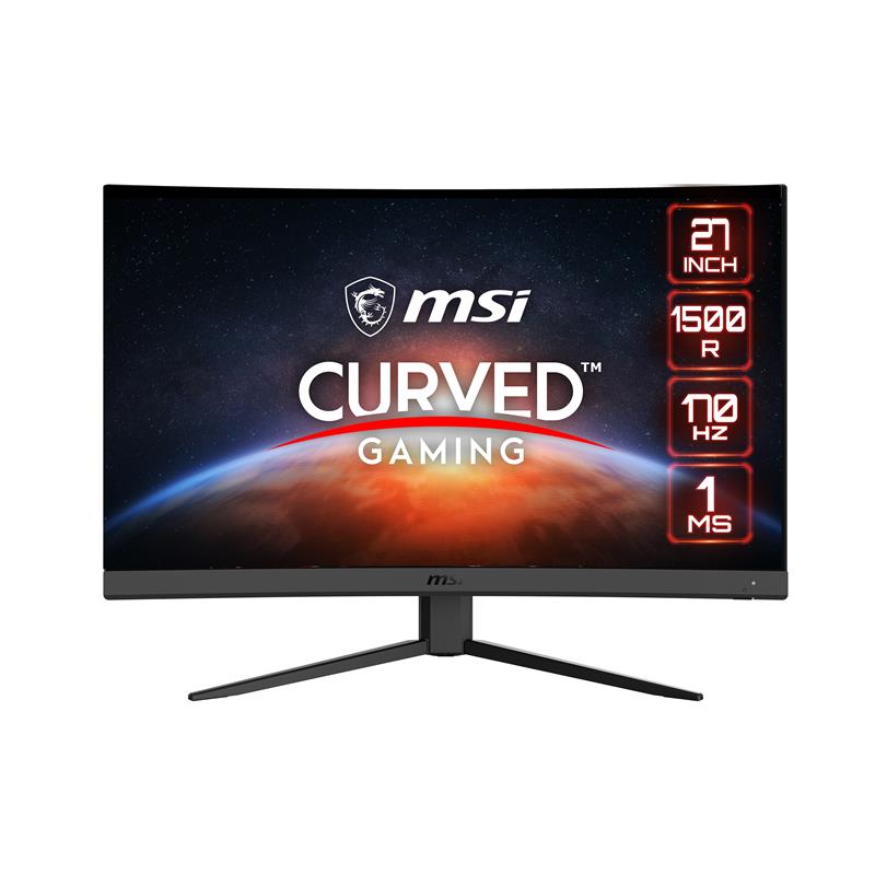 MSI G27CQ4 E2 27" 16:9 Curved 1500R , 170Hz 1ms, QHD, Gaming Monitor