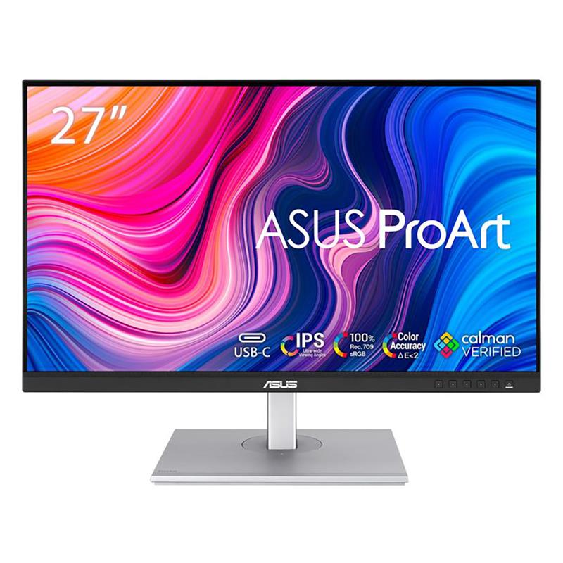 ASUS ProArt Display 27" 1440P Monitor (PA278CV) - QHD (2560 x 1440), IPS, 100% sRGB/Rec. 709, ΔE < 2, Calman Verified, USB Hub,