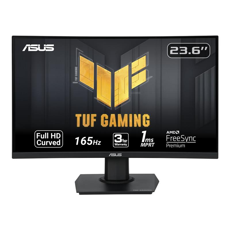 ASUS TUF Gaming 24" FHD Curved VA 180Hz 1ms (MPRT) Gaming Monitor