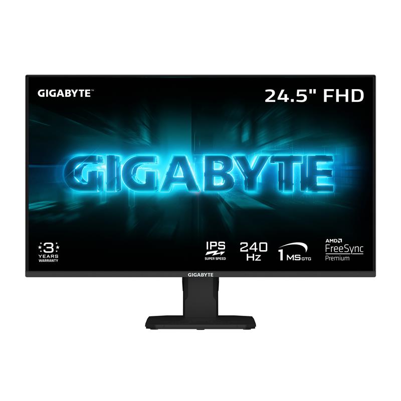 GIGABYTE 24.5 po 1920 x 1080 FHD SS IPS 240Hz de jeu Moniteur