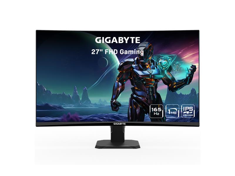 GIGABYTE GS27FC 27" 180Hz 1080PCurved  Gaming Monitor, 1920 x 1080 VA