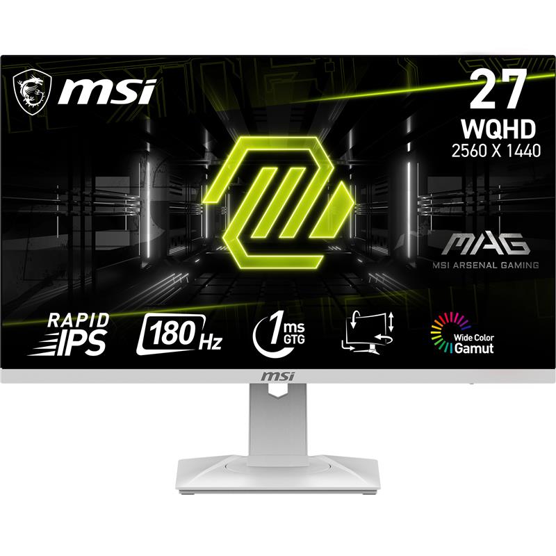 MSI MAG 274QRFW 27" 16:9 Rapid IPS Monitor 180Hz QHD Gaming Monitor