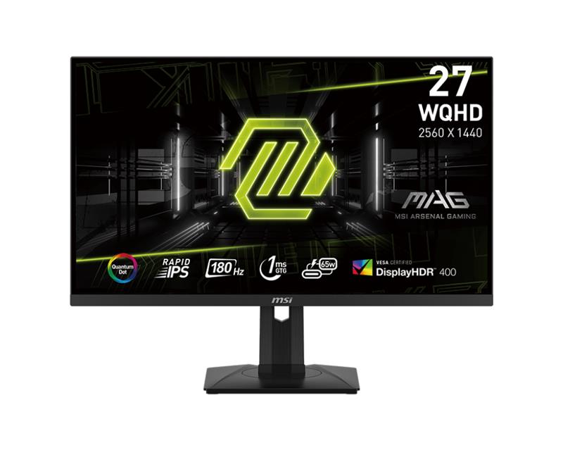 MSI  27" WQHD 2560x1440 Rapid IPS 180Hz 1ms (MPRT) Gaming Monitor