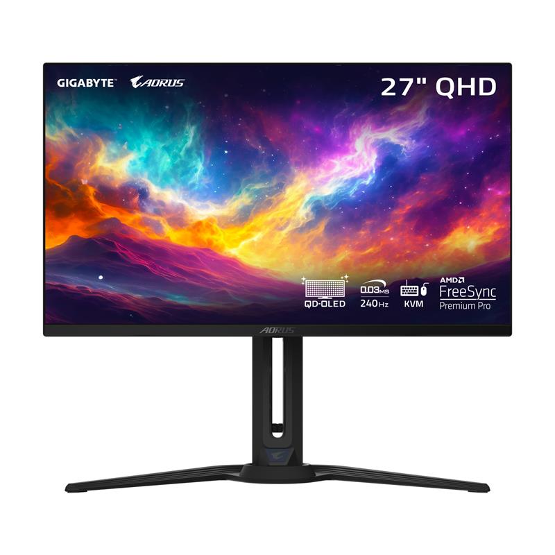 GIGABYTE AORUS 27" QHD QD OLED 360Hz 0.03ms (GTG) Gaming Monitor(Open Box)