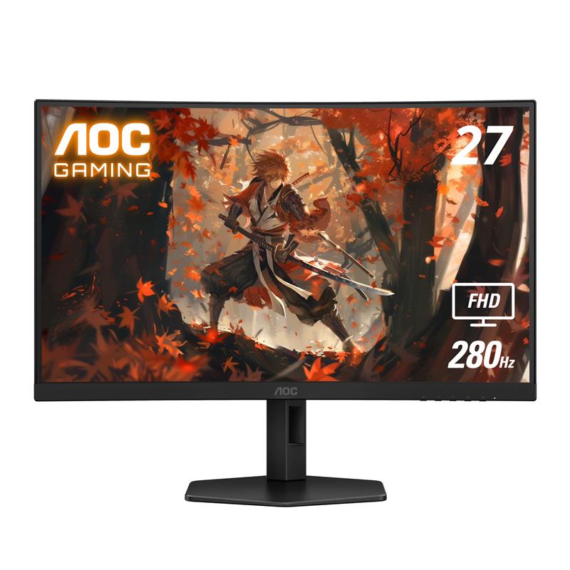 AOC 27" C27G4ZX 1920x1080 VA 280Hz 0.3ms (MPRT) Curved Gaming Monitor