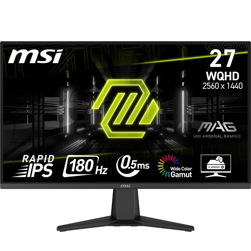 MSI MAG 275QF 27" WQHD Rapid IPS 180Hz 0.5ms (GTG) Gaming Monitor