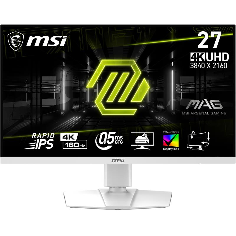 MSI MAG 274URFW 27" 4K 3840x2160 Rapid IPS 160Hz 0.5ms Gaming Monitor