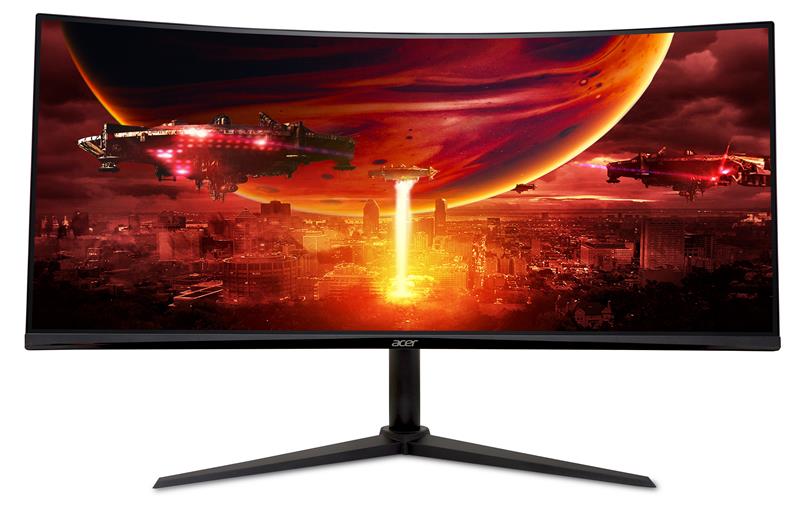Acer Nitro 34" WQHD 3440 x 1440 incurvé VA 120 Hz 1 ms Moniteur de jeu(Open Box)