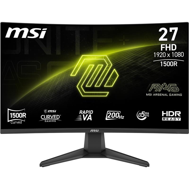 MSI MAG 276CF E20 27" FHD Rapid VA Curved 200Hz 0.5ms Gaming Monitor