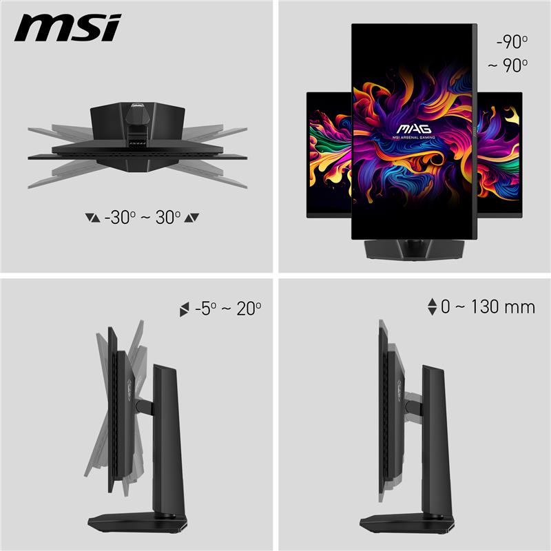 MSI MAG 273QP QD-OLED X24 有機ELモニター　26.5 MAG 273QP QD-OLED X24 | 27 Inch Gaming Monitor | MSI Global