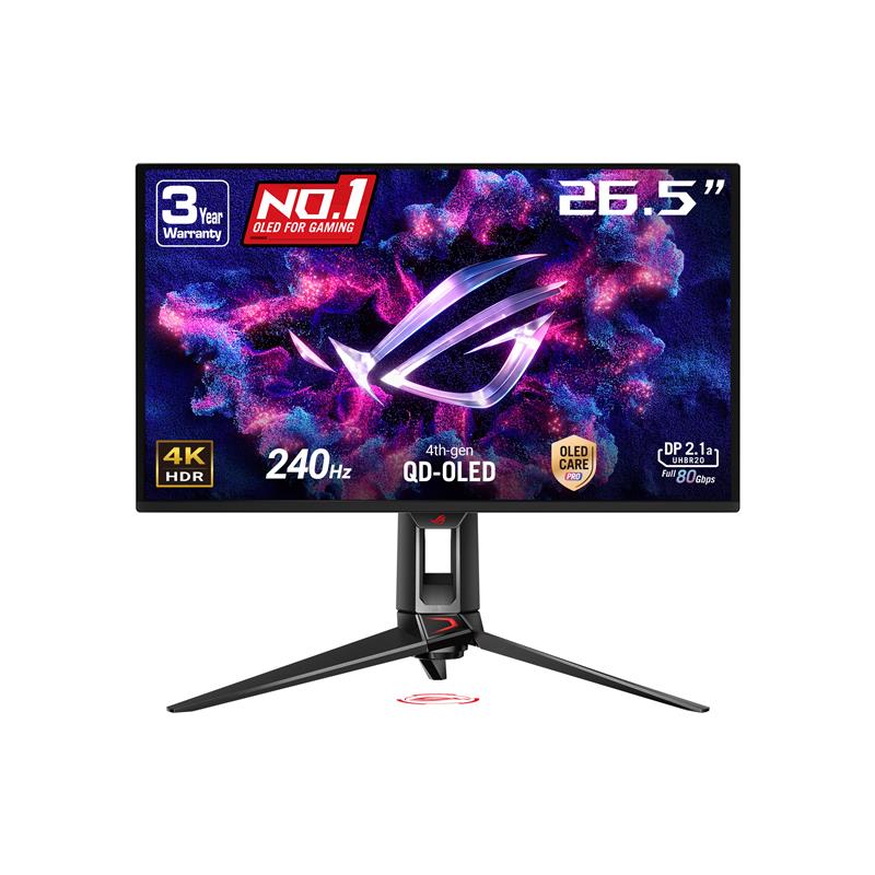 Asus ROG Swift 26.5" QHD Tandem QD-OLED 240Hz Gaming Monitor(Open Box)